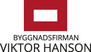 Logotyp för Byggnadsfirman viktor hanson